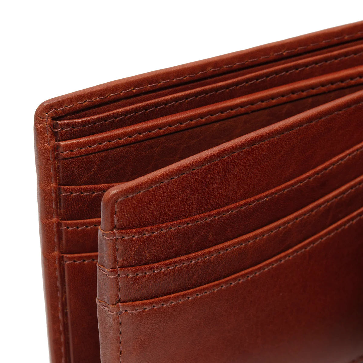 Alexander Cognac Leather Wallet