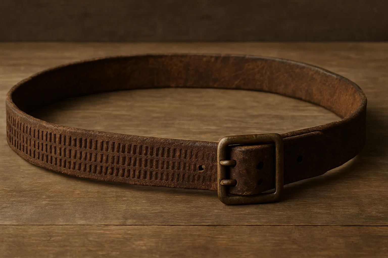 Alexander Cognac Leather Belt